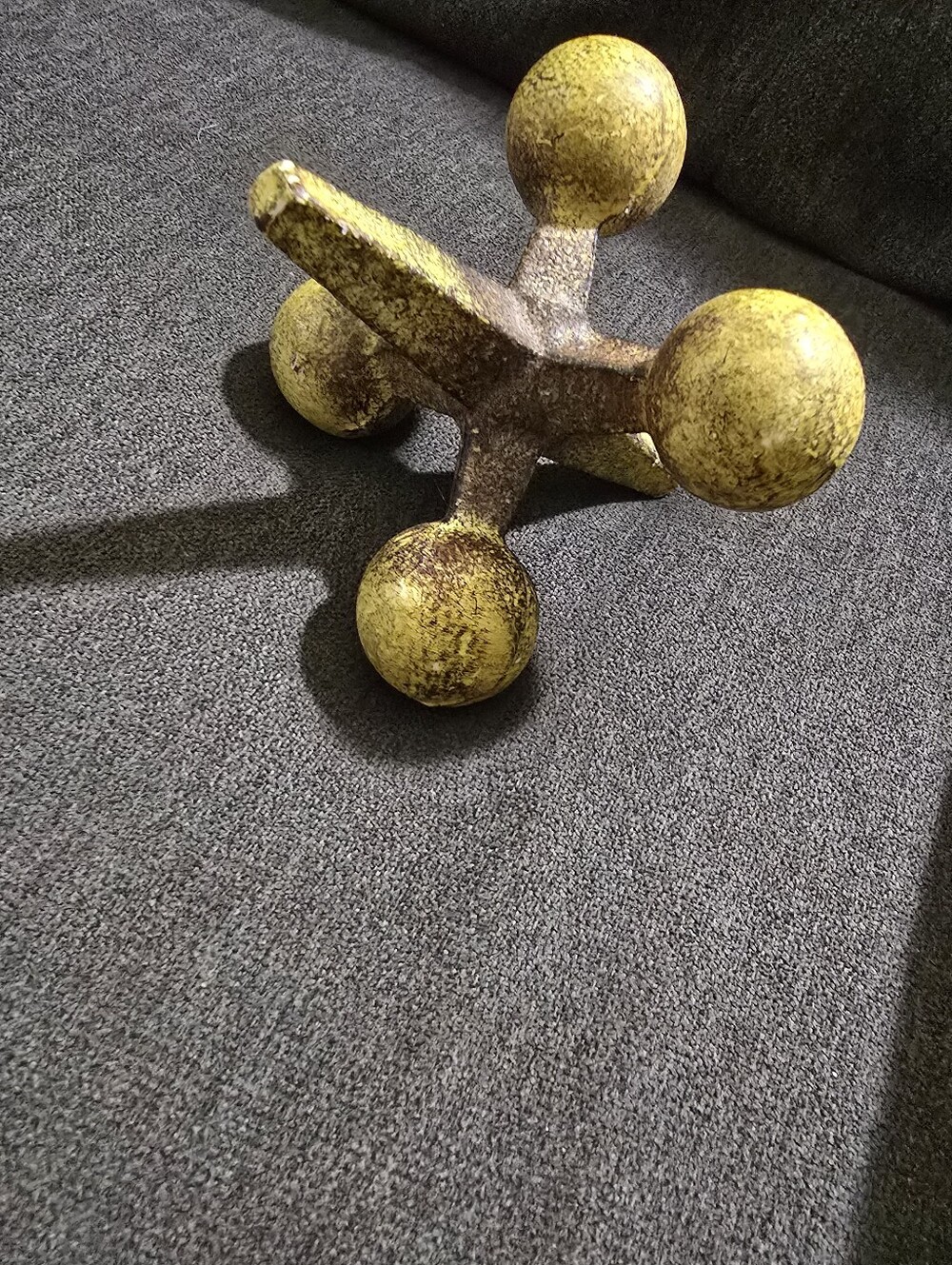 Yellow Decorative Cast Iron Jack Accent - Home Accents